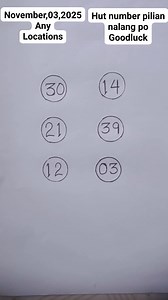 Malakas na numero ngayong November,03,2025 #juetengstlsumadatips #winningcombination #sumada #tips | Jueteng stl sumada tips