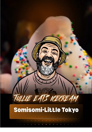 I Had the privilege of checking out a delicious ice cream spot in Little Tokyo called @@Somisomi##icecream##justkeepswimming##foodie