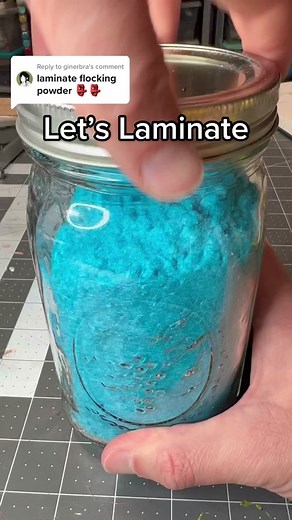 Laminating Process - Flock Painting with Nick