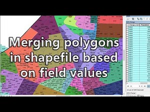 Merging Polygons in Shapefile based on Field Value | Using Dissolve Tool | GIS Analysis