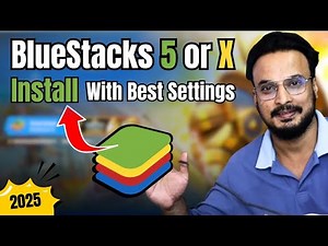 (BlueStacks 5 or X) How to Install BLUESTACKS With Best Settings in Windows 10/11 Hindi