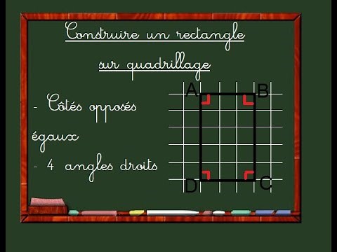 Construire un rectangle sur quadrillage