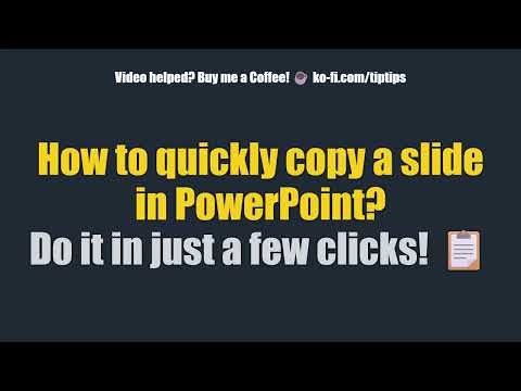 How to quickly copy a slide in PowerPoint? Do it in just a few clicks! 📋