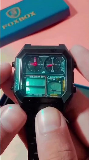fox box watch ⌚ review pleez support me and complete 10k subscriber
