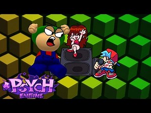 [FNF] Disruption Psych Engine Port REMAKE - DnB Golden Apple Edition