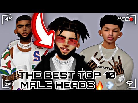IMVU | Top 10 Best Male Heads On Imvu Gameplay 🔥😱
