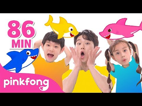 Colorful Baby Shark and More! | Compilation | Baby Shark Cartoon & Stories | Pinkfong Baby Shark