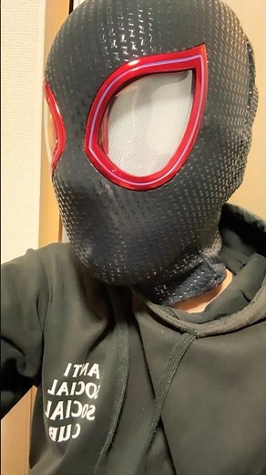 【スパイダーマン】マイルス•モラレス スパイダーマンマスクの開封！ #spiderman #アメイジングスパイダーマン #marvel #スパイダーマン #spidermannowayhome