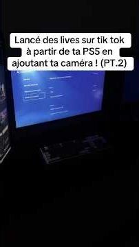 Here's how to start TikTok live streams from your PS5 by adding its camera, part 2 #gaming #ps5