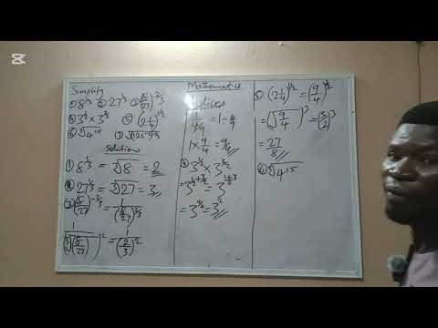 Mastering Fractional Indices: Step- by- Step Worked Examples.