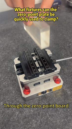 Zero-point quick-change board #vises #4-axis #5-axis #makers #fixture#Automation#Manufacturing#Machining#CNCMachin | Zero Point Prince