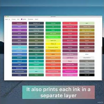 Spectrolite - risograph color separation & zine imposition