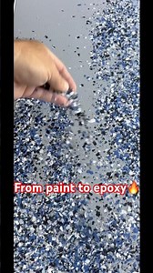 Making an Epoxy Floor Sample for a Customer 👀 #Shorts