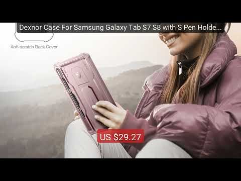 Dexnor Case For Samsung Galaxy Tab S7 S8 with S Pen Holder Heavy S... — Best Deal 2026 | Shop Now!