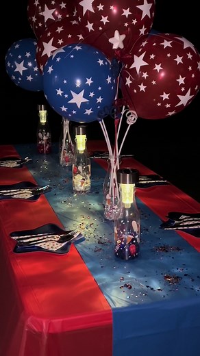 🇺🇸4th of July Dollar Tree Table Lanterns #dıy #howto #craft #louisianawoman1 #tiktok #fyp #reels #shorts #4thofjuly #fourthofjuly #unitedstates #flag #freedom #camping #dt #dollar #tree #table #lantern @Dollar Tree