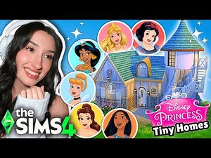 every Tiny Home is a DISNEY PRINCESS in The Sims 4 (compilation)