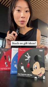 🎁 If you're stuck with gift ideas, you'll want to take a look at these. Our gift sets have been such a popular choice for years. Now, there's a new Disney collab with Mickey Mouse, Donald Duck and Minnie Mouse. In the Mickey Mouse and Donald Duck gift sets, you get this really cute key organiser, it stacks your keys so neatly. I love that there's a front design with the signature detail and the back design as well. For the Minnie Mouse gift set, you have a loop keychain and also get a really cu