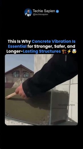 This Is Why Concrete Vibration Is Essential for Stronger, Safer, and Longer Lasting Structures 🏗️🤯