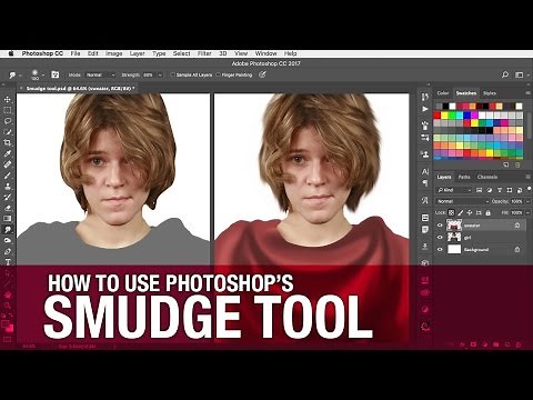 How to use Photoshop's Smudge Tool