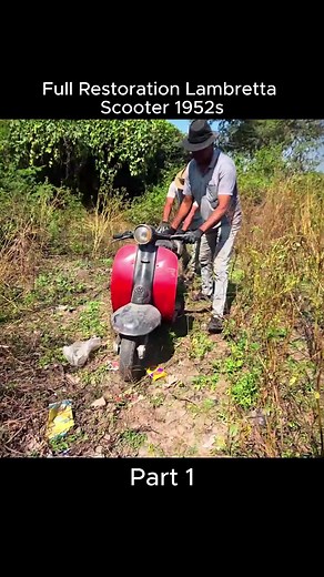 Complete Restoration of a 1952 Lambretta Scooter