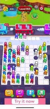 Bus Jam Level 815 Walkthrough Solution