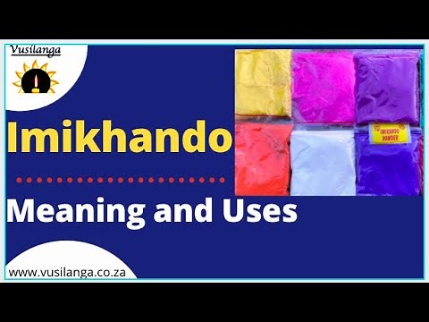 Imikhando: Meaning and Uses