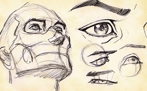 【漫画大神教你画】DC大神David Finch，不同角度眼睛的画法