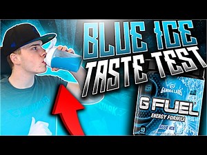 DOES THE BLUE ICE GAMMA TASTE GOOD !? (IS BLUE ICE GFUEL GOOD) TASTE TEST AND REVIEW !!