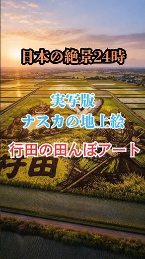【チャンネル紹介】一生に一度は見たい、AIが描く日本の絶景と幻想的な風景#田んぼアート #古代蓮の里 #日本の絶景 #AIアート