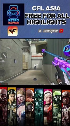 CLIP #6 CROSSFIRE: LEGENDS | FREE FOR ALL MATCH - AWM GAMEPLAY #cfm #crossfirelegends #shorts