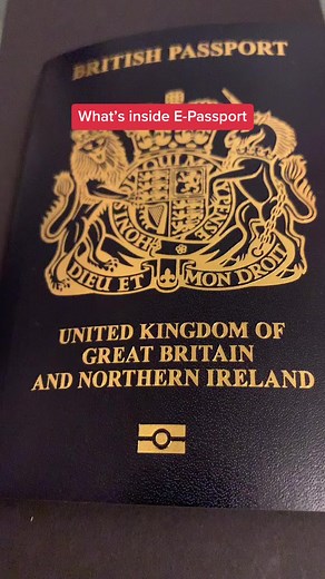 What’s s inside your E-Passport, Biometric chip and pickup ring #passport #passportphoto #ukairport