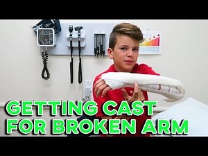 BROKEN ARM CAST | GETTING CAST FOR BROKEN ARM | ELEVEN YEAR OLD GETTING HIS FIRST BROKEN ARM CAST