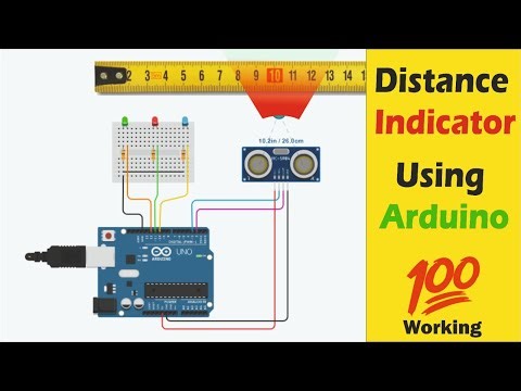 How to measure the Distance using Ultrasonic Sensor |Top 5 Arduino Project | Blind Stick