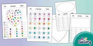 Our Class Fingerprint Poster