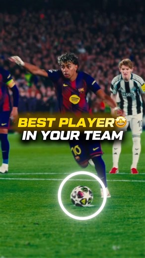 Become the BEST PLAYER IN YOUR TEAM⭐️⚽️#lamineyamal #football #soccer #footballer #championsleague
