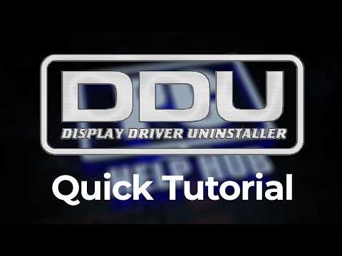 How To Use Display Driver Uninstaller (DDU)