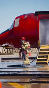Metro Fire conducted live fire training at McClellan Park this week. This was an annual Live Fire refresher training for the Crews at Station 114 and surrounding Stations. This exercise is part of our required training for certified Aircraft Rescue Firefighting (ARFF) Firefighters at Metro Fire. We utilized a Propane Aircraft prop that produces live fire and smoke, simulating a downed aircraft that caught on fire. Crews on handlines, as well as our specialized ARFF apparatus, extinguished the fi