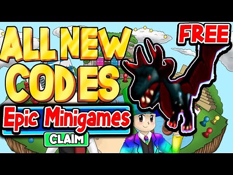 Epic Minigames CODES *FREE PET* All NEW Epic Minigames Codes Roblox