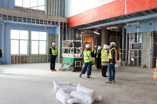 PHOTOS: Smith County officials tour new courthouse construction site