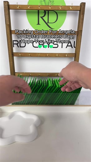 Thank you@Ace Here’s your order! Hope you like them!💚💚💚#crystals #crystaltok #crystalshop #crystalbracelets #crystalwholesaler