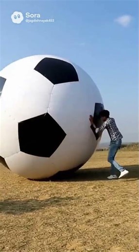 aaj me re pass 😱 hai duniya ki Sabse Badi phutbol #viral #shortvideo #shortsfeed #shorts