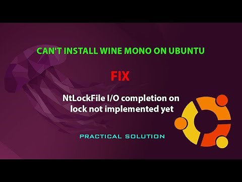 UBUNTU FIX: NtLockFile I/O completion on lock not implemented yet