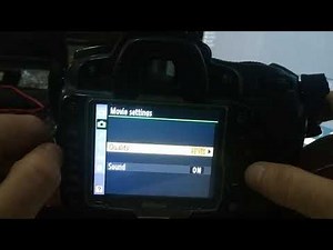 Nikon D90 Record movie