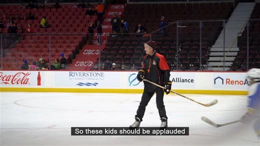 6K views · 1K reactions | Hockey speaks one language: community.  The Bell Capital Cup, connects kids from around the world—including a Ukrainian hockey team—through the power of sport and unforgettable moments. | Bell Canada | Facebook