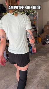 Get ready for a quick bike ride with me! The first step is always switching between my walking (daily) prosthetic leg and a special biking leg my prosthetist made for me. 🦿🚴‍♀️ | Footless Jo