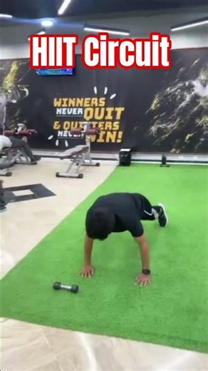 HIIT Circuit – Full Body Quick Burn 💥#sports #hiitworkout