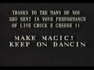 Chuck E. Cheese 1992 Live show demo!