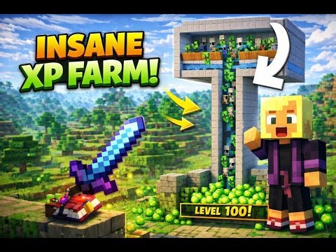 This XP Farm Gives UNLIMITED Levels in Minecraft 😳