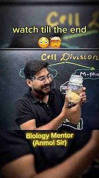 Concept of CELL DIVISION|by Anmol Sir|#education #neet #biology