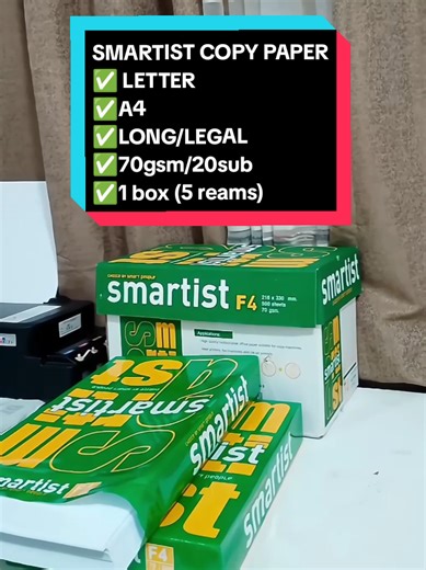 Smartist Copy Paper Box: 5 Reams of Quality Printing